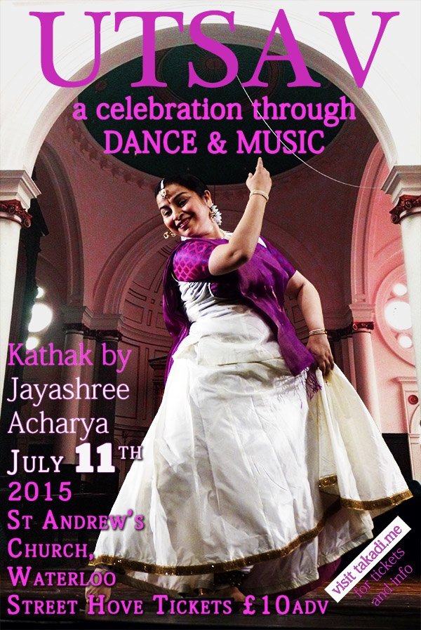 Kathak Dance Performance by Jayashree Acharya with live accompaniment by Shiv Shankar Ray and guest musicians.