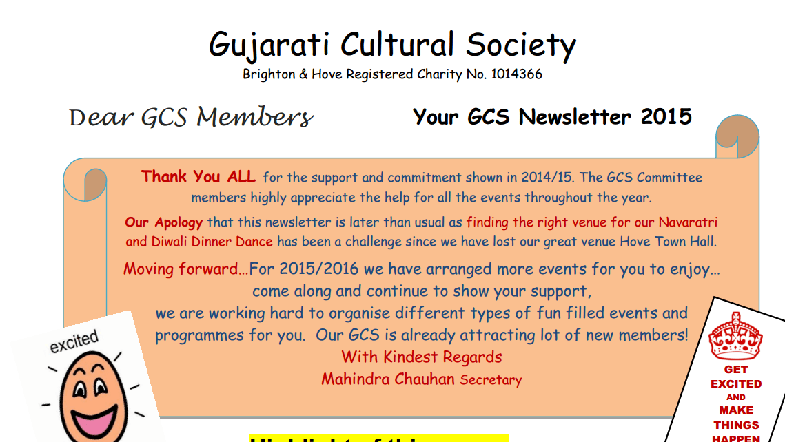 July 2015 GCS Newsletter