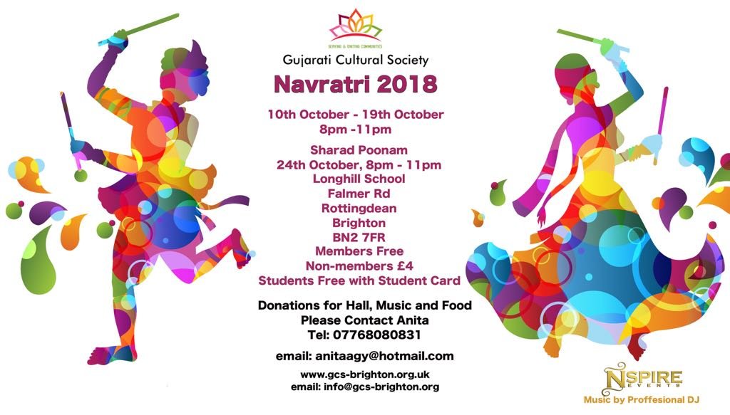 Brighton and Hove Navratri 2018 Celebrations